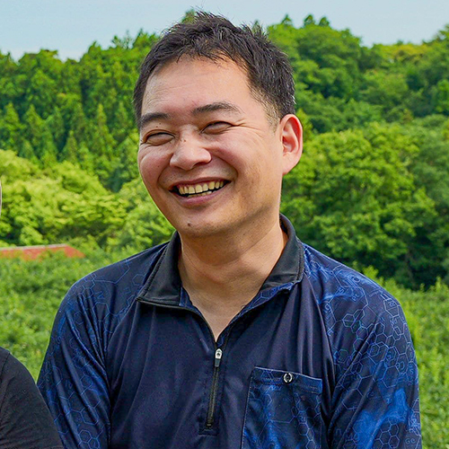 柿栽培担当：伴 元貴
