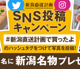 「#新潟直送計画で買ったよ」3月のプレゼント