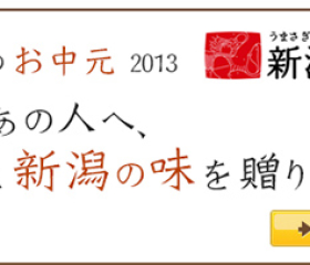 2013年 お中元予約開始!新潟の味を全国へ!