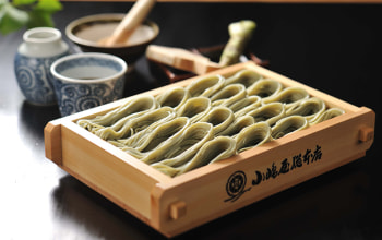 初代 小林重太郎が考案したへぎそば 初代 小林重太郎が考案したへぎそば