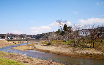 清らかな水が流れる柏崎市北条 清らかな水が流れる柏崎市北条