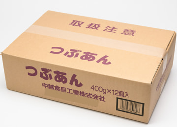 梱包イメージ(つぶあん 12パック入り)