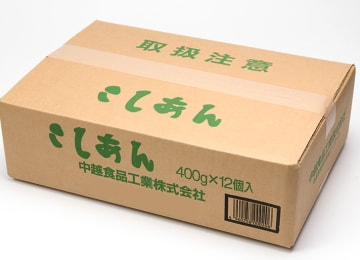 梱包イメージ(こしあん 12パック入り)