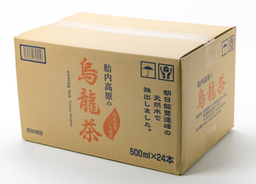 梱包イメージ(烏龍茶 500mlボトル 24本入り)