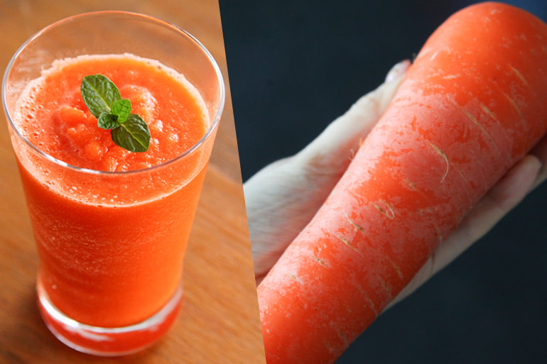 魚沼産 無農薬栽培 熟成にんじん(土付き)&雪下にんじんジュースセット – はらんなか