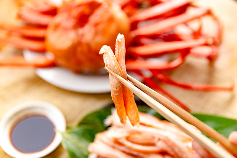 日本海産 冷凍紅ズワイガニ(むき身) – 盛紋丸