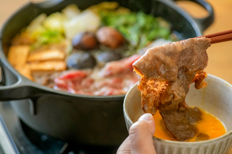 にいがた和牛(すき焼き用) – 肉のよしや