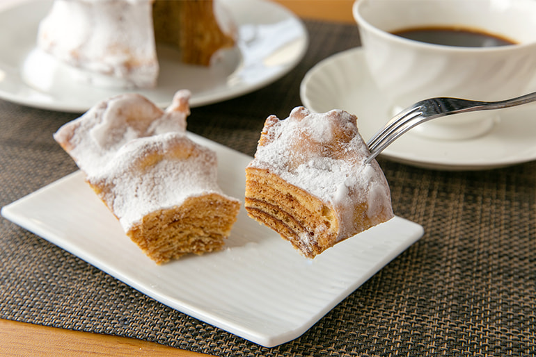 ハードバウムクーヘン「越後杉」 – お菓子工房まるみや