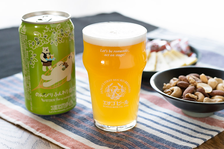 エチゴビール「のんびりふんわり白ビール」 – エチゴビール株式会社