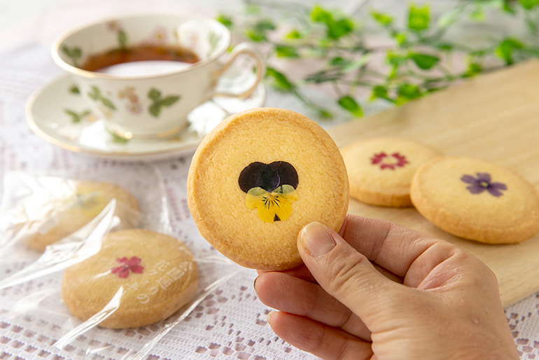 公園通りの花クッキー – 菓心亭かまだ