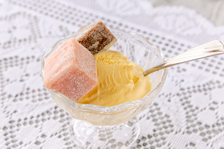 バター餅「もちバタCUBE」 – 笠原製麺所