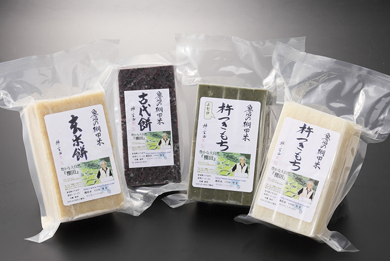 魚沼産こがねもち米の杵つき餅(4種) – 佐藤農場