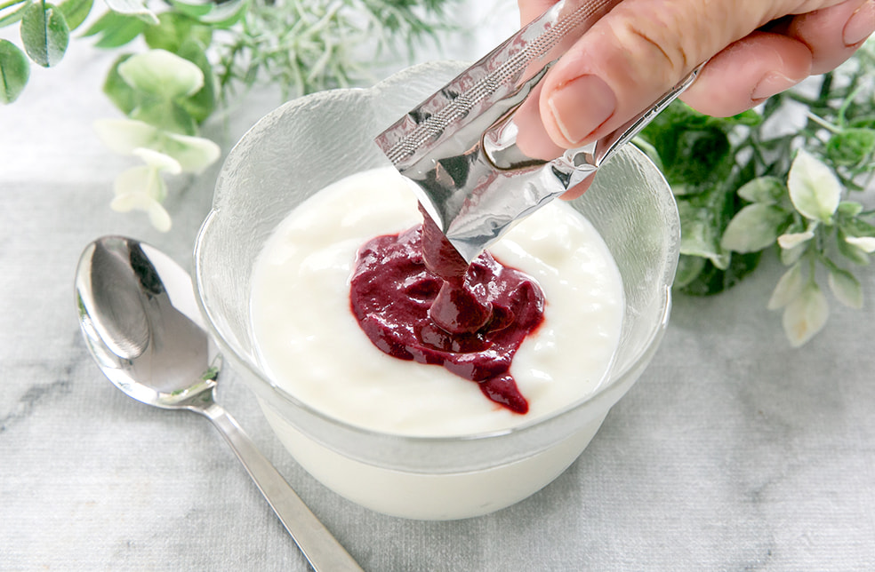 ボイセンベリーのスティックジュレ