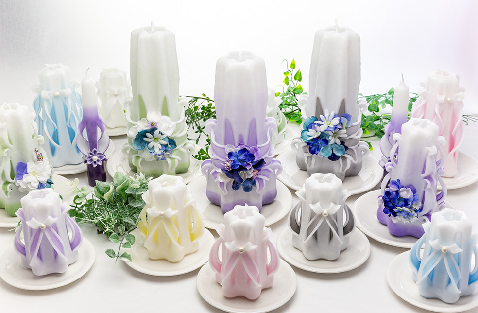 カービングキャンドル(お供え用)