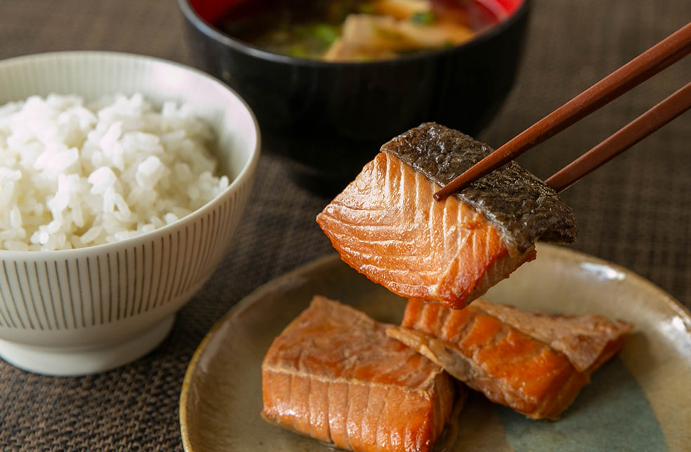 銀鮭の焼き漬け