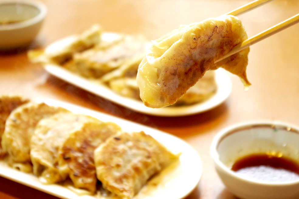 はしもとやの大きな手づくり餃子(タレ付き)