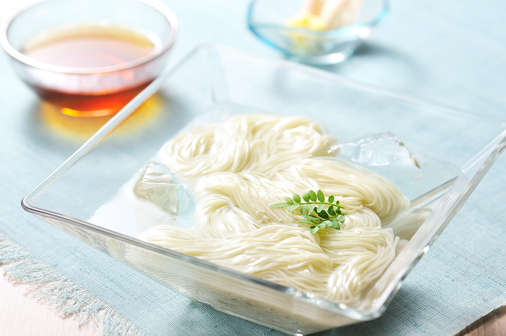 海藻ふのり仕立て 魚沼そうめん