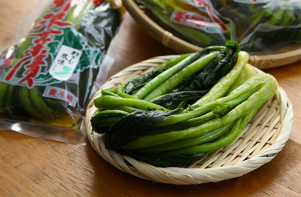 幸源の野沢菜漬