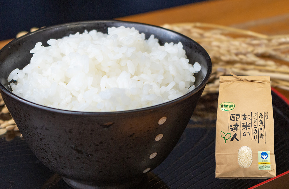 令和3年度米 糸魚川産コシヒカリ（特別栽培米）