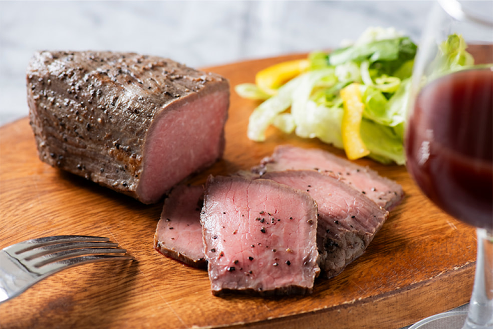 くびき牛のローストビーフ