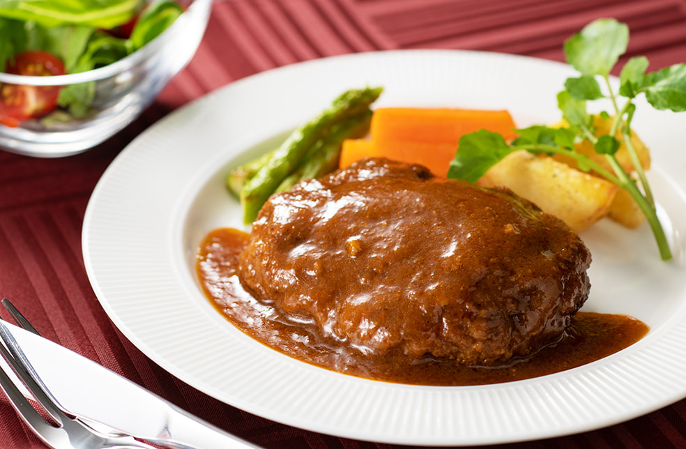 能登新の村上牛ハンバーグ