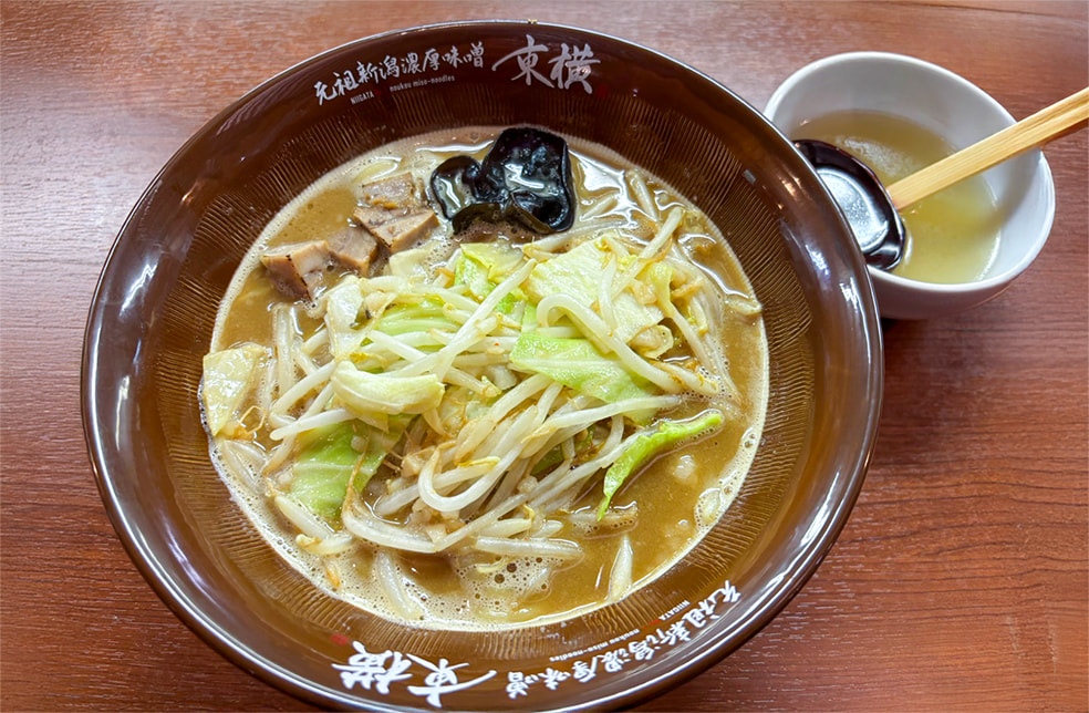 東横の濃厚味噌ラーメン