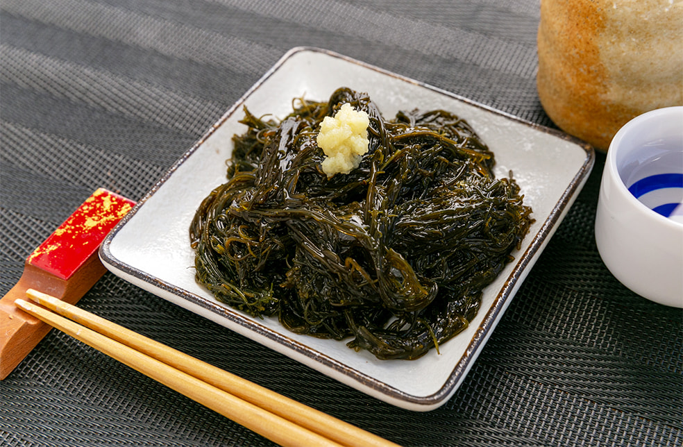 糸魚川 親不知産 天然もずく(塩蔵)