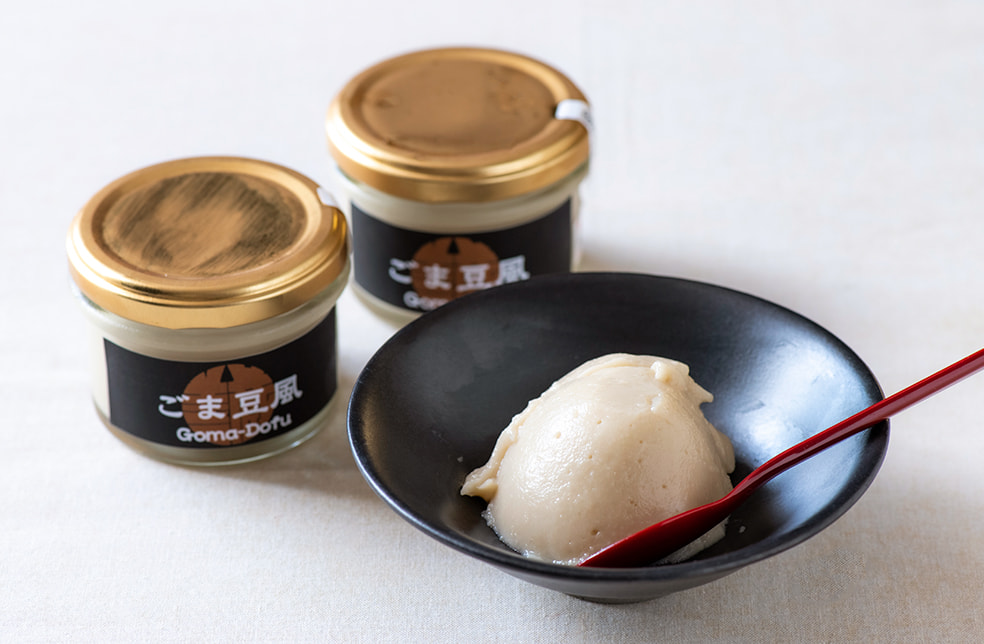 ごま豆腐風スイーツ「ごま豆風」