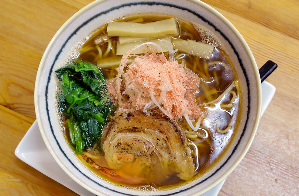 海老醤油ラーメン