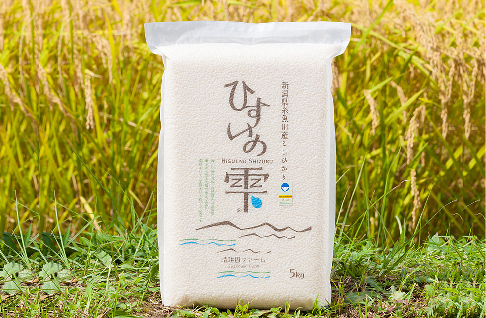 令和4年度米 糸魚川産コシヒカリ「ひすいの雫」（特別栽培米）