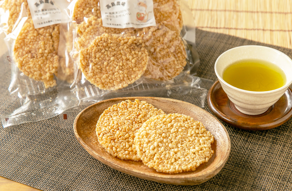 高島農場のおこげせんべい