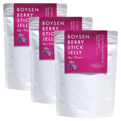 ボイセンベリーのスティックジュレ（10g×31包装）3袋