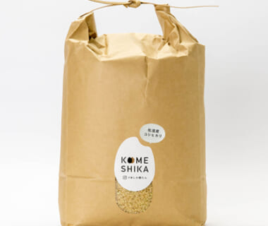 予約注文：令和5年度米 KOMESHIKA 佐渡産コシヒカリ 玄米（精米無料）