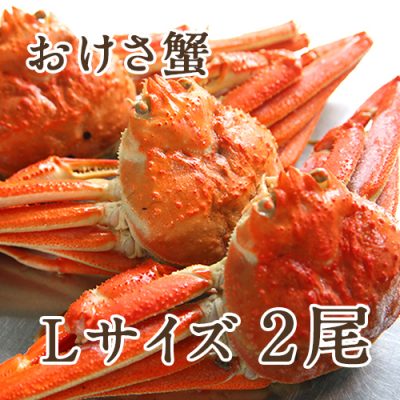 本ズワイガニ「おけさ蟹」 Lサイズ2尾