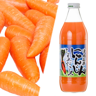 雪下にんじん 1.5kg・津南高原にんじんミックスジュース  1000ml×1本
