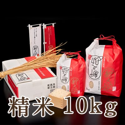 新潟産 新之助（特別栽培米）精米 10kg