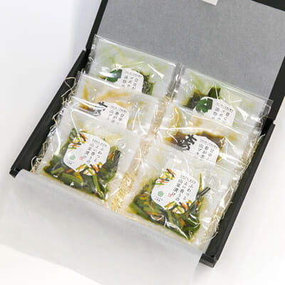 いろむすび山菜惣菜ギフト 3種6袋（化粧箱入）