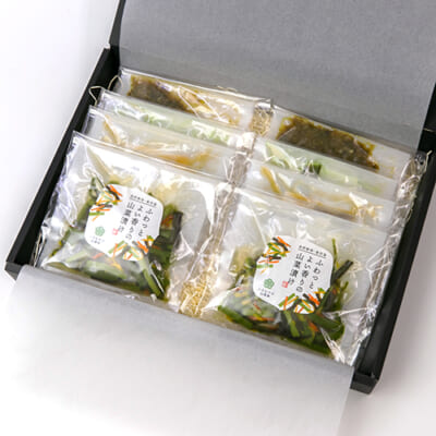 いろむすび山菜惣菜ギフト 4種8袋（化粧箱入）