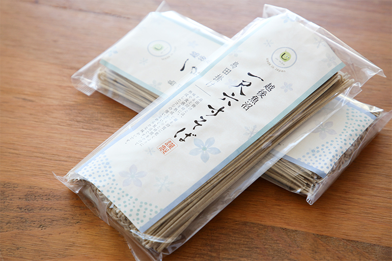 本格的な蕎麦は贈り物に喜ばれます!