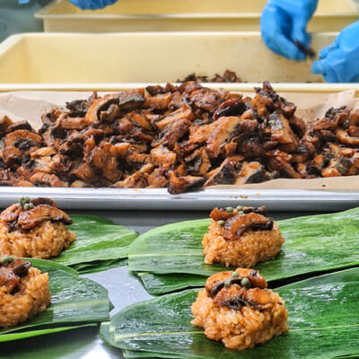 丁寧な手仕事で作られる「笹かぜちまき」