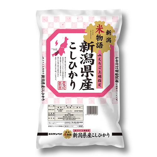 【新潟直送計画】令和5年度米 新潟産コシヒカリ「新潟米物語」（JAえちご上越）- 新潟ケンベイ