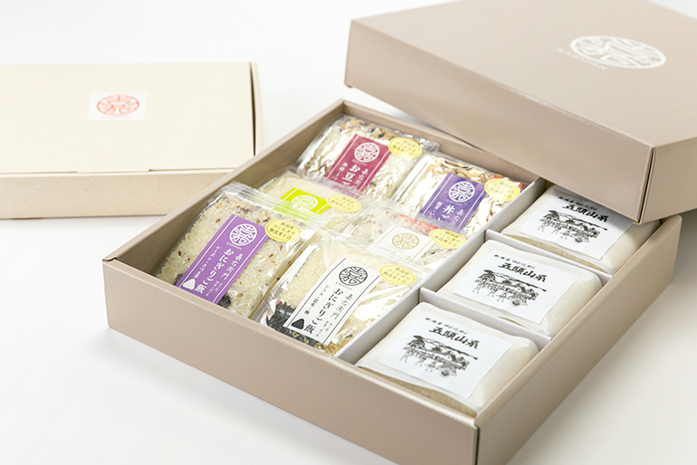素敵なパッケージで贈り物にも喜ばれています