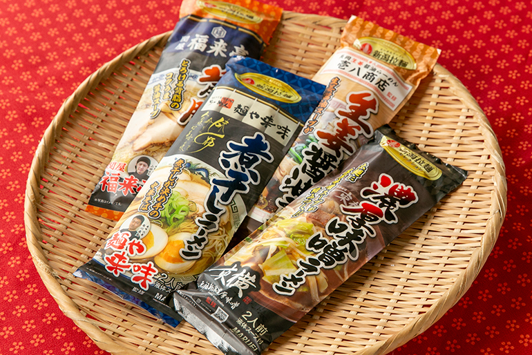 人気シリーズからご当地ラーメン4種類を厳選しました