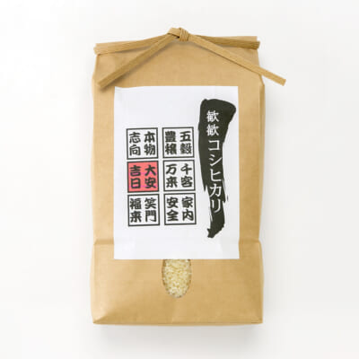 新潟県産コシヒカリ 玄米2kg
