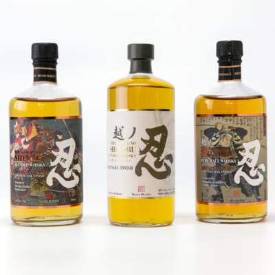 越ノ忍ウイスキー 750ml 1種・700ml 2種 計3本