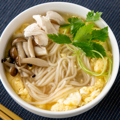 玄米の米粉麺は、にゅうめんなどシンプルな食べ方がオススメ