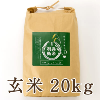 【定期購入】こしいぶき玄米 20kg