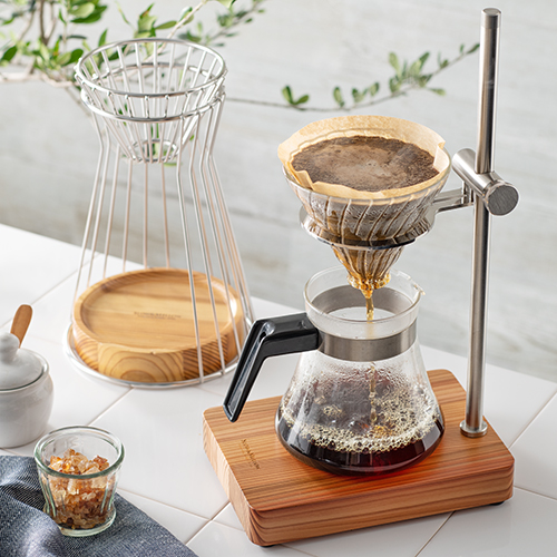 新潟直送計画】SLOW ＆ MELLOW コーヒードリッパー 木のぬくもり