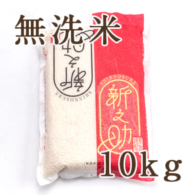 【定期購入】新潟産 新之助 無洗米10kg
