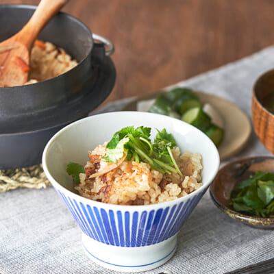 料亭のような本格的な釜飯も作れます!
